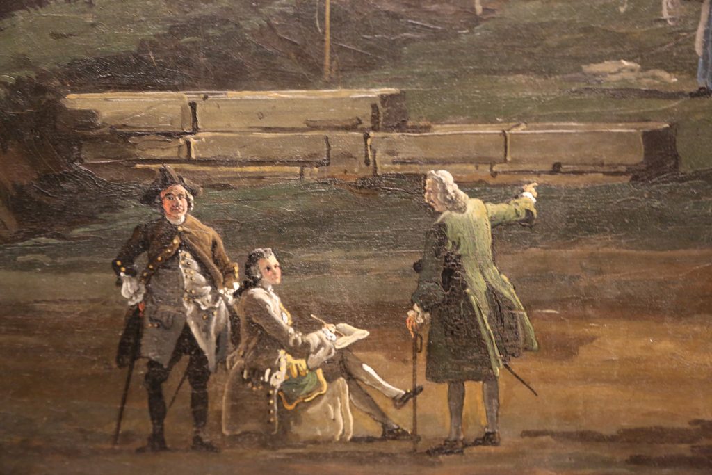 Autoritratto del Bellotto a Dresda, 1747
